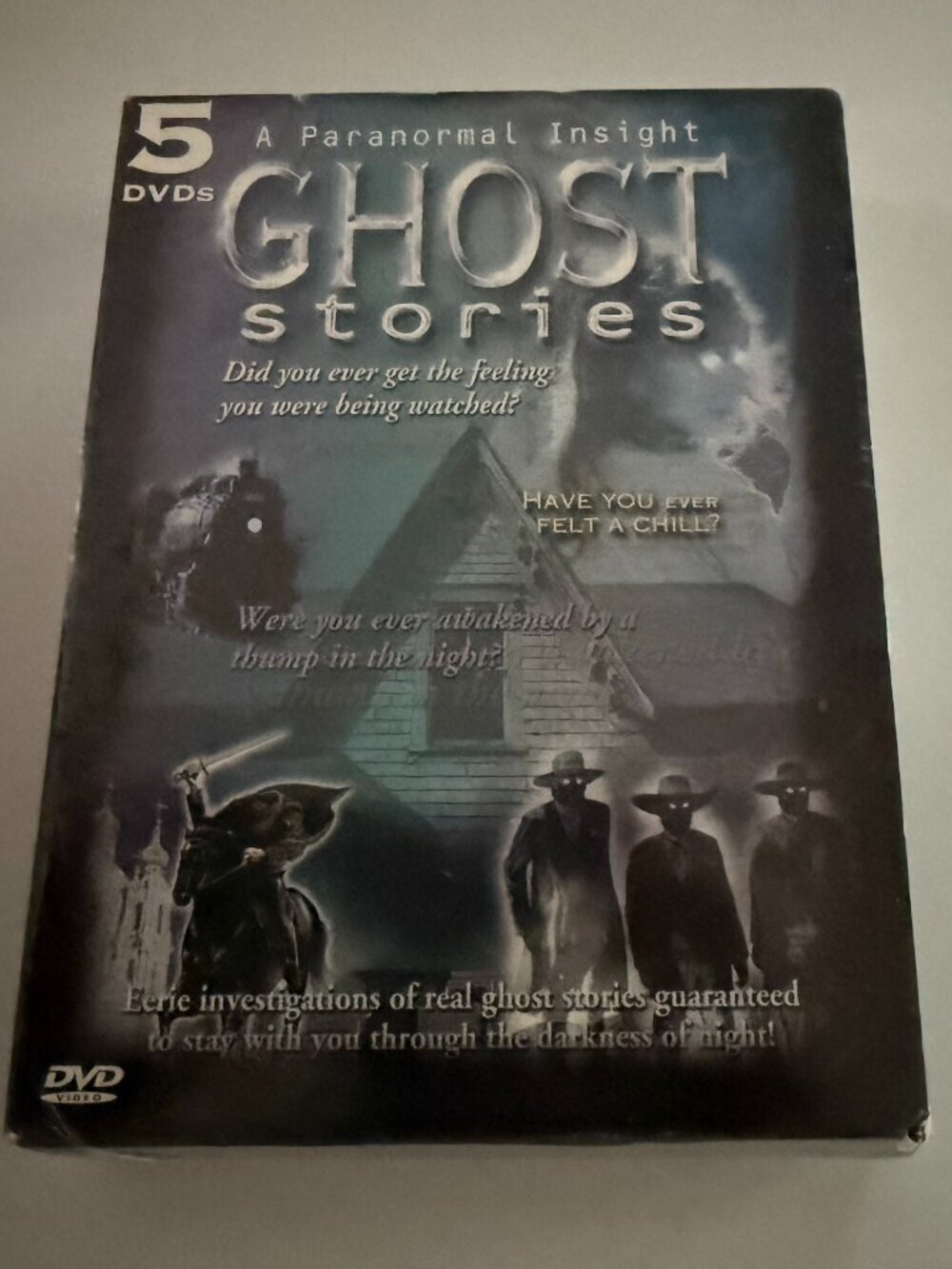 Ghost Stories 5 DVD Set Paranormal Hauntings Patrick Macnee Haunted Houses